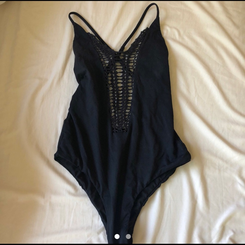 Billabong crochet one piece